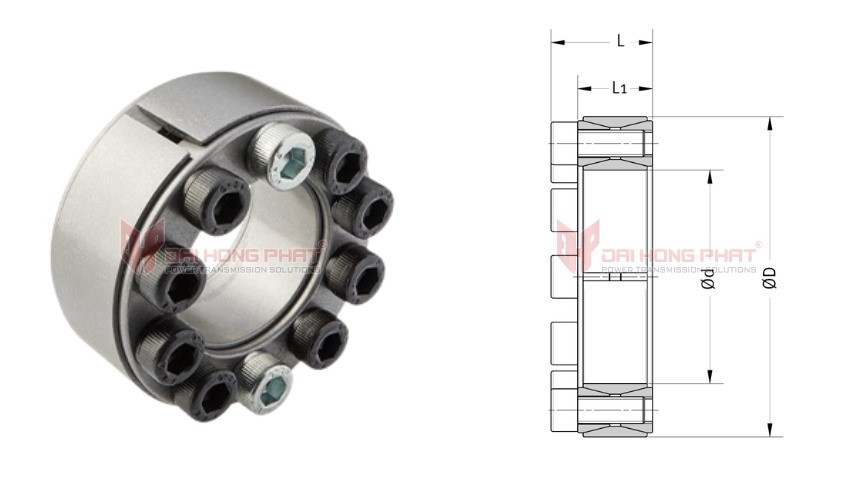 Technical drawing of The Locking Assembly MAV 2005