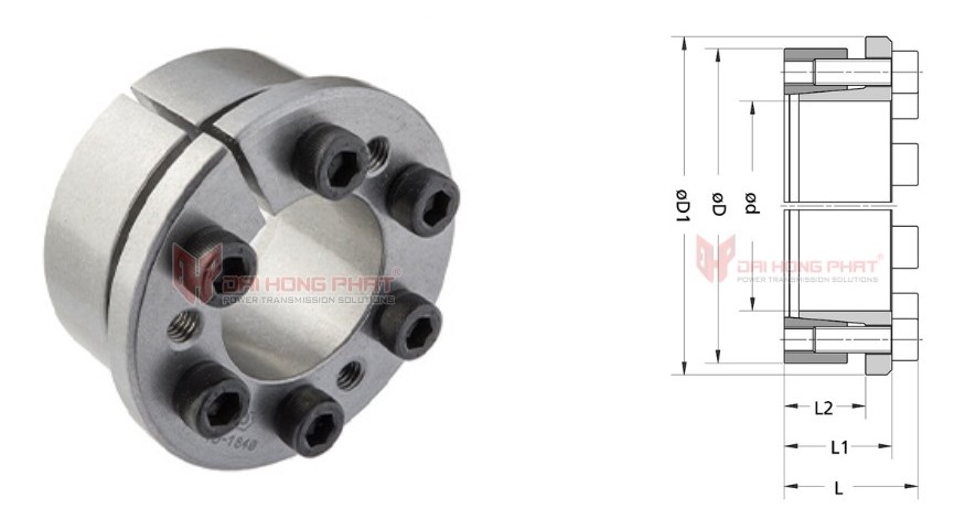 Technical drawing of The Locking Assembly MAV 1061