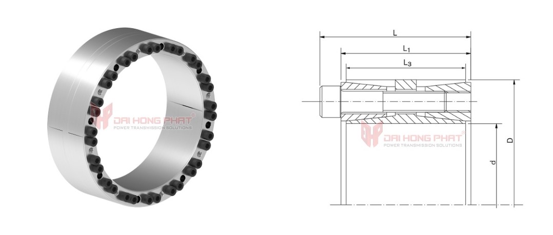 Technical drawing of Locking Assemblies RfN 7015.1