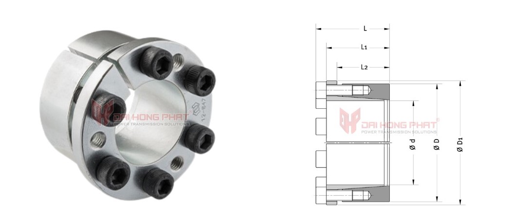 Technical drawing of the Locking Assembly MAV 1261