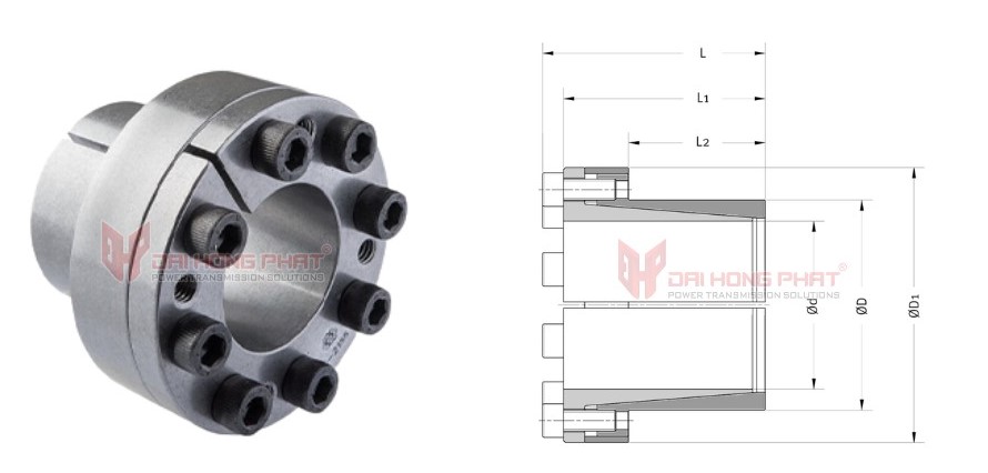 Technical drawing of The Locking Assembly MAV 5061