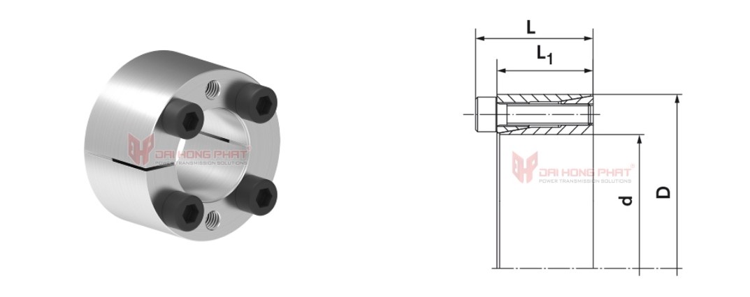 Technical drawing of Locking Assemblies 7061