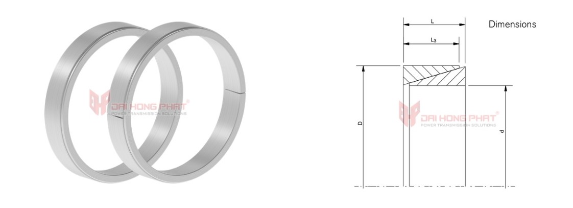 Technical Drawing of Locking Elements RfN 8006