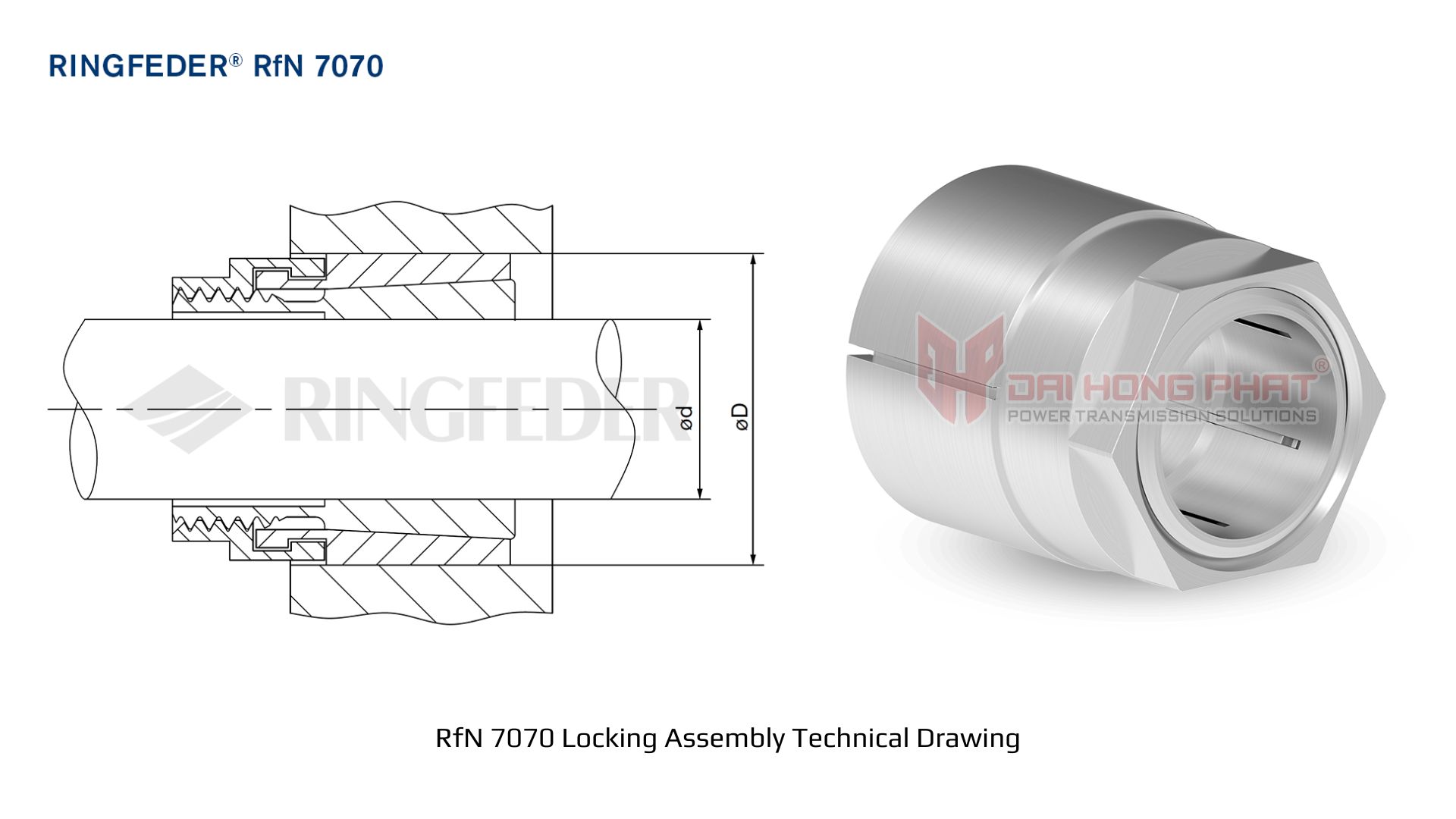 rfn-7070-locking-assembly-technical-drawing