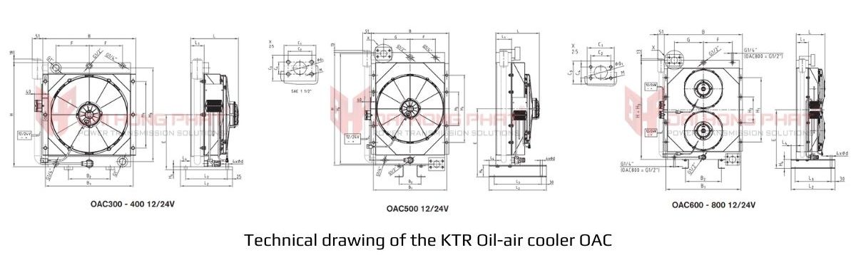 technical-drawing-of-the-ktr-oil-air-cooler-oac