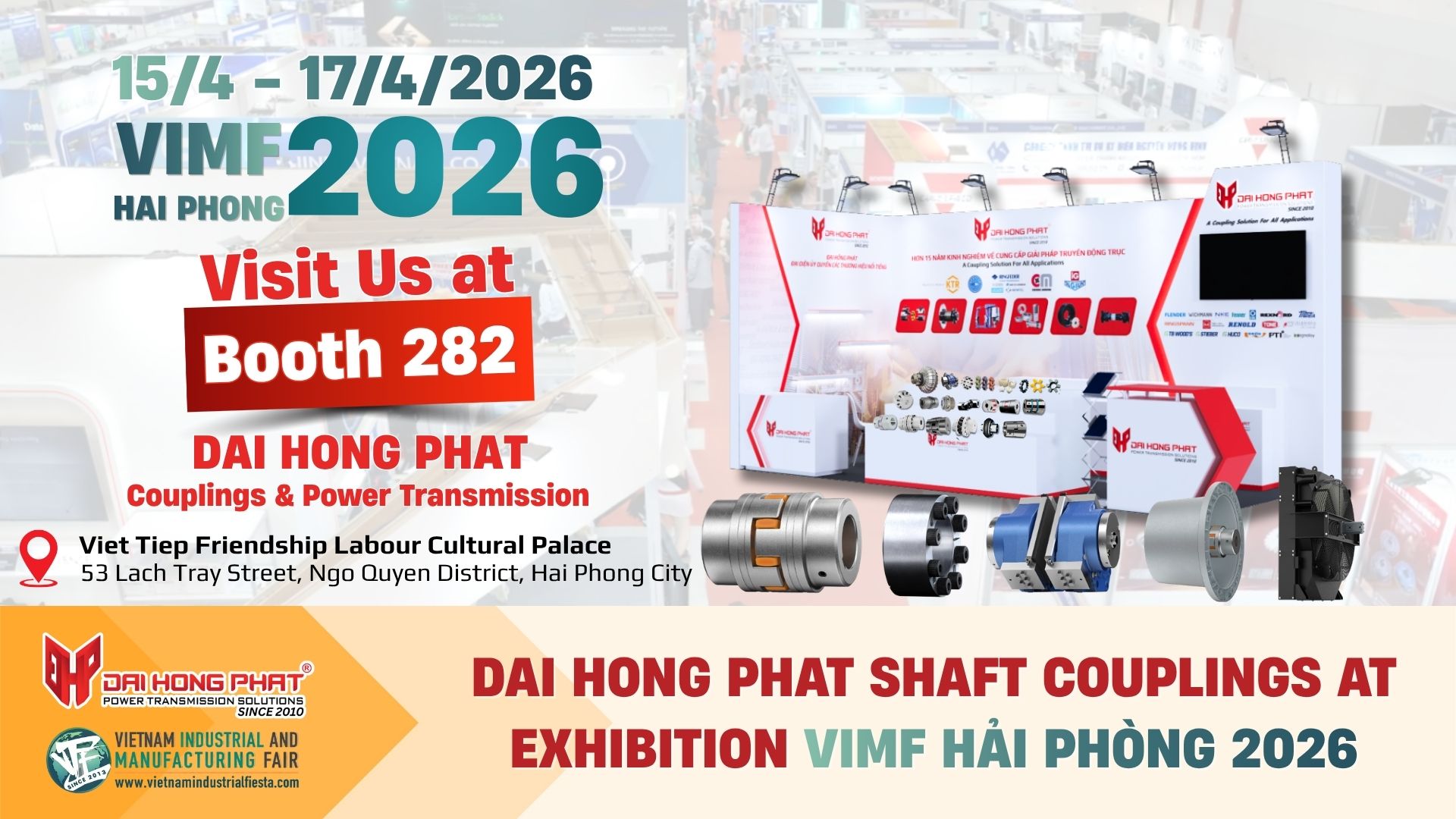 dai-hong-phat-shaft-couplings-at-exhibition-vimf-hai-phong-2026