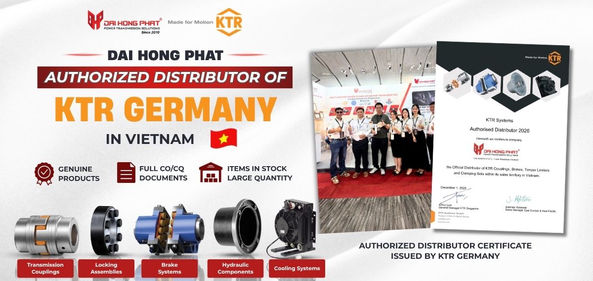Authorized Distributor of KTR Germany