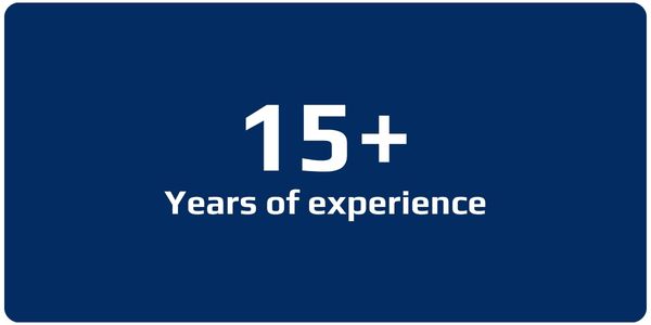15 years of experience