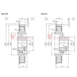 KTR Flange Coupling SINULASTIC® A